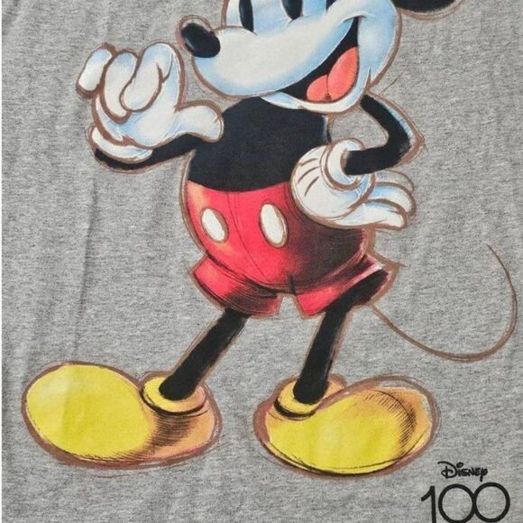 Disney Mickey Mouse Unisex Short Sleeve Crew Neck Graphic T-shirt Sizes L and XL - Picture 3 of 7